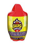 Lucas Bomvaso Lemon-Flavored Hot Candy with Chewing Gum - 10 Bottles