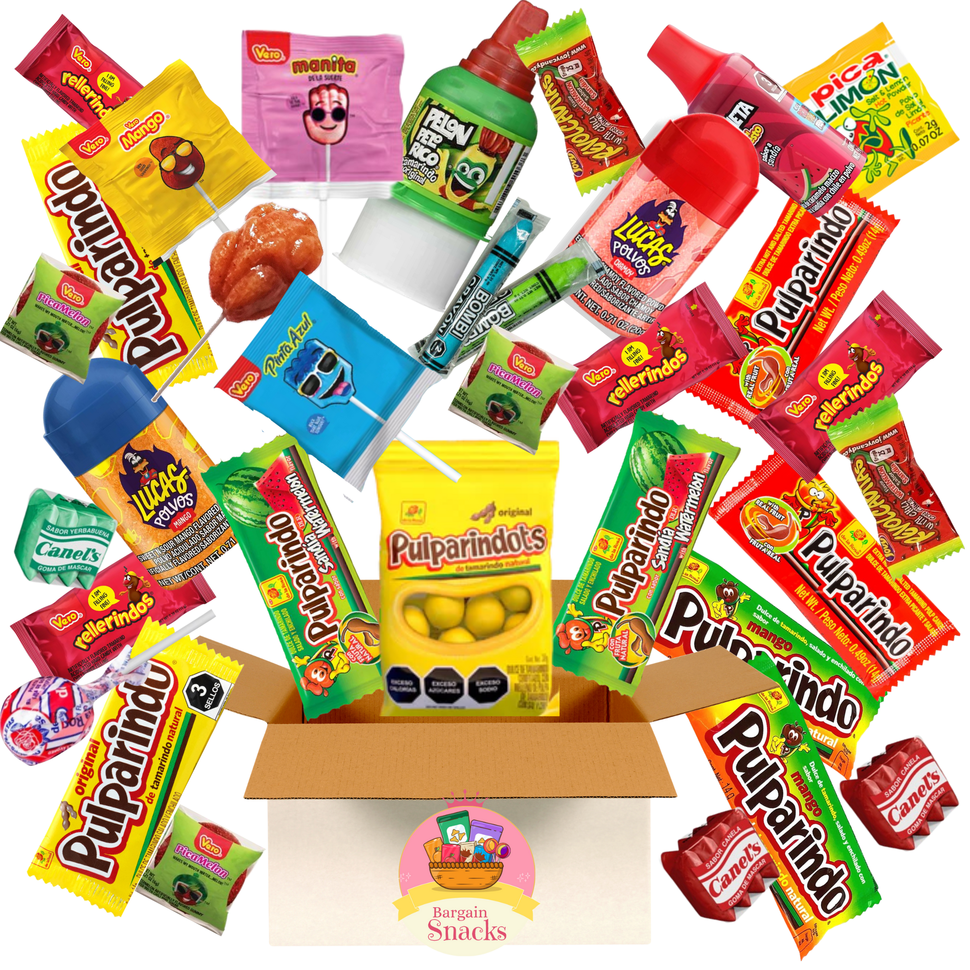 100 Count of Mexican Candy Variety Mystery Box